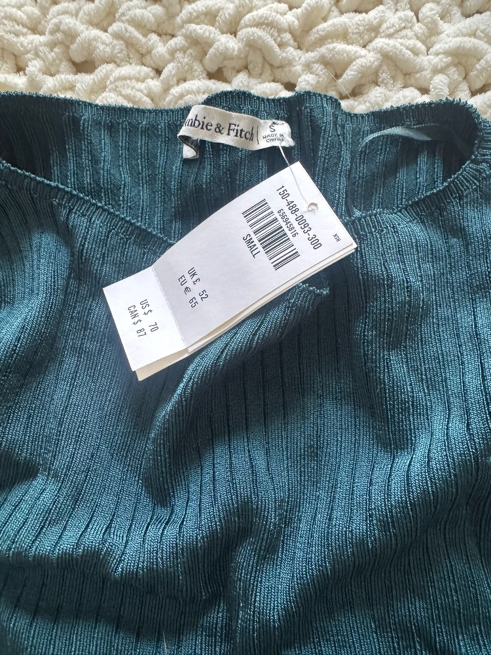 Abercrombie Emerald / Teal Bodysuit - Picture 2 of 10